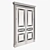 Classic Double Door: 2D DWG File 3D model small image 3