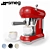 Retro-inspired Smeg Espresso Machine 3D model small image 1