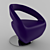 Moderno Armchair 3D model small image 1