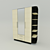 Triple Door Cabinet 3D model small image 1