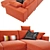 Modular Sofa Omega by KOINOR 3D model small image 2