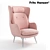 Elegant Ro Chair by Fritz Hansen 3D model small image 1