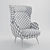 Elegant Ro Chair by Fritz Hansen 3D model small image 2