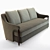 Baker Hermano Sofa: Sleek and Stylish 3D model small image 1