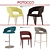 Potocco Jolly Bar Chair: Stylish and Functional 3D model small image 1