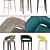 Potocco Jolly Bar Chair: Stylish and Functional 3D model small image 2