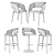 Potocco Jolly Bar Chair: Stylish and Functional 3D model small image 3