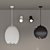 Eggshell Loft Chandelier 3D model small image 1