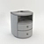 Arc Black Key Bedside Tables 3D model small image 2