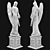 Heavenly Serenity Angel Sculpture 3D model small image 1