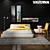 Bonaldo Amos Bed: Sleek and Stylish 3D model small image 1