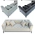 Elegant Cesare Sofa by Eichholtz 3D model small image 2