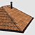 Authentic French Tile Roof 3D model small image 1