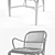 FONTAL Rattan Lounge Chair: Sophisticated Comfort 3D model small image 3