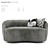 ModernLuxe Luma Sofa: Stylish Comfort 3D model small image 1