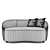 ModernLuxe Luma Sofa: Stylish Comfort 3D model small image 3
