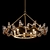 Winged Glass Chandelier by Laura Kirar 3D model small image 1