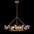 Winged Glass Chandelier by Laura Kirar 3D model small image 2