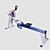 Ultimate Concept2 Rower 3D model small image 1