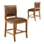 Classic English Barstool with Chaddock Design 3D model small image 1