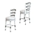 Chaddock English Barstool: Swivel 3D model small image 2