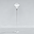 Minimalist Zaha Light Floor Lamp 3D model small image 1