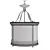 Elegant Grayson Ceiling Lantern 3D model small image 2