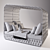 Strips Cabana Daybed: Relax and Unwind 3D model small image 2