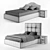 Corners Beds & Tables Set 3D model small image 2