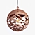 Elegant Kupfer Pendant Light 3D model small image 1