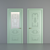 Elegant Adele Interior Door 3D model small image 1