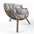 Artistic C1 Chair: Complex Beauty 3D model small image 1