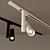 Sleek Track Light: DT-005BW60 3D model small image 1