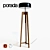 Elegant Porada Pileo Floor Lamp 3D model small image 2