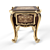 Elegant Louis XV Bedside Table 3D model small image 2