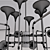 Elegant Botti Suspension Light 3D model small image 3