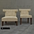 Elegant Bellotti Chairs 3D model small image 2