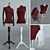 Realistic Mannequin Dummy 3D model small image 1