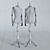 Realistic Mannequin Dummy 3D model small image 2