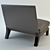 Luxury Club Chair: Kesterport Elegance 3D model small image 2