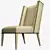 Elegant Martin Host Chair 3D model small image 3