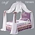 Dolfi Tiffany Children's Bed 3D model small image 1