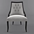 Elegant Solid Wood Chair 3D model small image 2