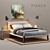 Elegant Pianca Spillo Bedroom Set 3D model small image 2