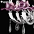 Elegant Crystal Chandelier 3D model small image 2