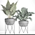 Botanical Pot Collection 3D model small image 3