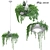 Babylon Plantable Lamp: Greenery-Inspired Lighting 3D model small image 1