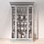 Italian Selva Vetrinetta Art.7747: Elegant Display Cabinet 3D model small image 3