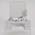 Elegant Baker Crawford Vanity Set 3D model small image 2