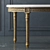 Eloquence Vintage Coffee Table: Distressed Gilt 3D model small image 2